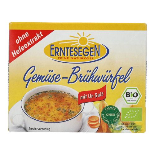 Erntes. Bio zöldségleves kocka él.mentes