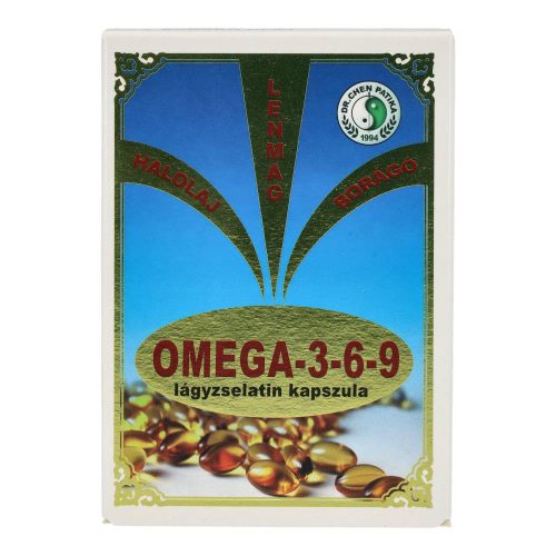 Dr. Chen omega 3-6-9 lágyzselatin kap.