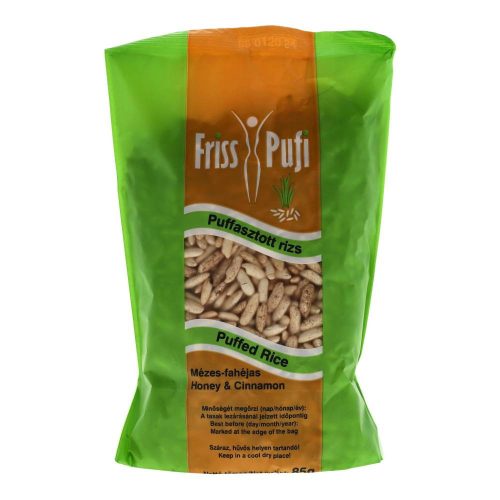 Friss pufi puffasztott Rizs méz-fahéj 85 g