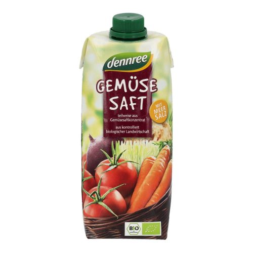 Dennree bio vegyes zöldséglé 500 ml