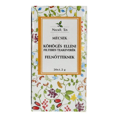 Mecsek köhögés ell. Felnőtt tea filteres