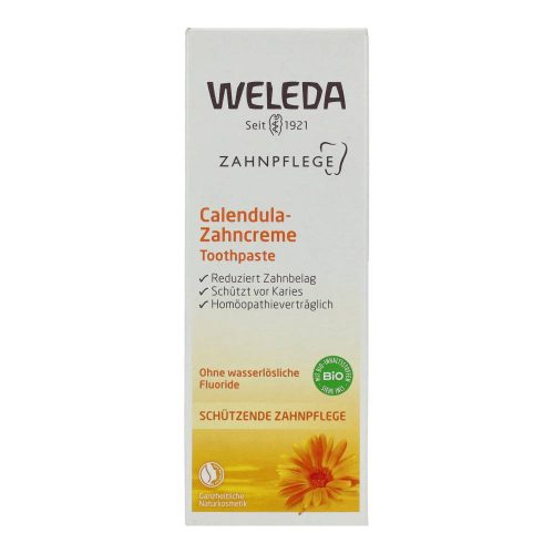 Weleda fogkrém calendula mentol mentes