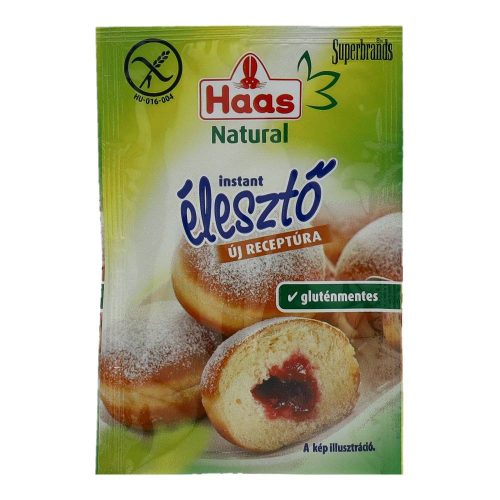 Haas instantant élesztő gluténmentes