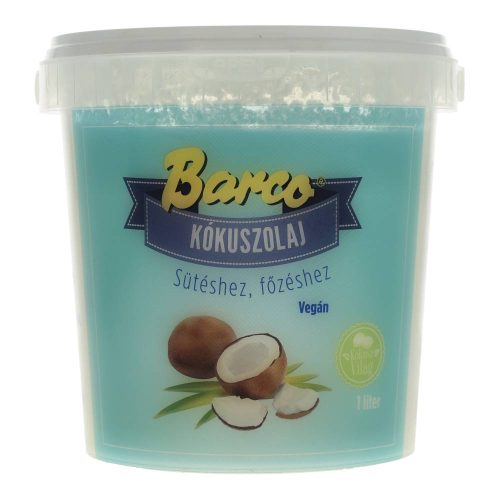 Barco kókuszolaj prémium vödrös 1000ml