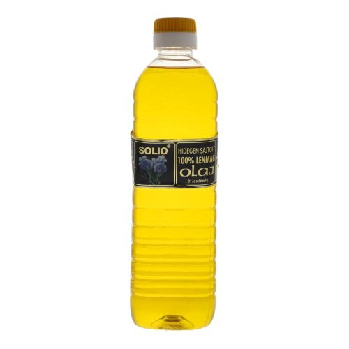 Solio hidegen sajtolt lenmagolaj 500 ml