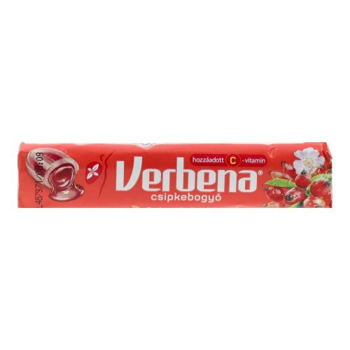 Verbena rolls cukorka csipkebogyó 32g