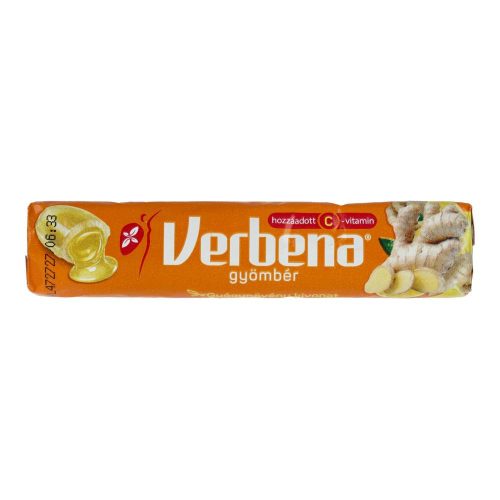 Verbena rolls cukorka gyömbér 32g