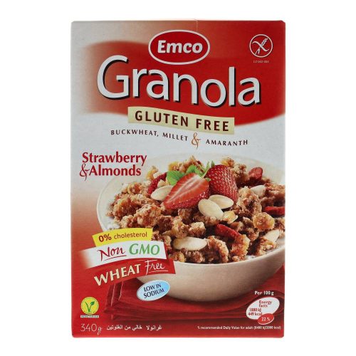 Emco müzli eper-mandula gluténmentes
