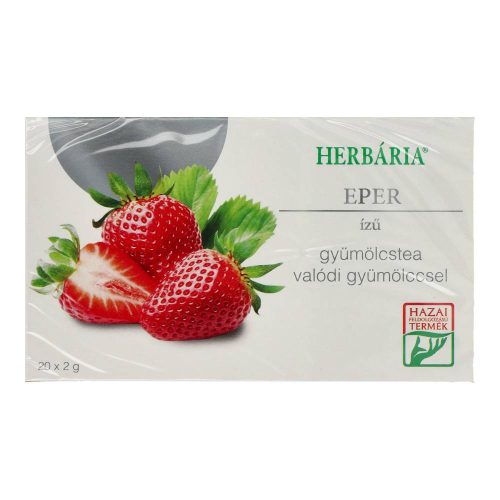 Herbária gyümölcstea eper filter
