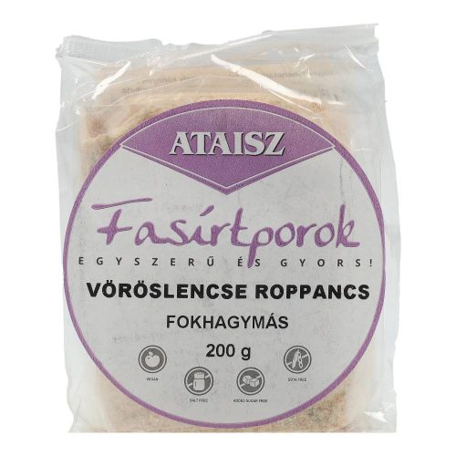 Ataisz fasírtpor vöröslencse fokhagymás
