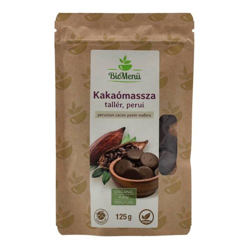 Biomenü bio perui kakaó massza tallér