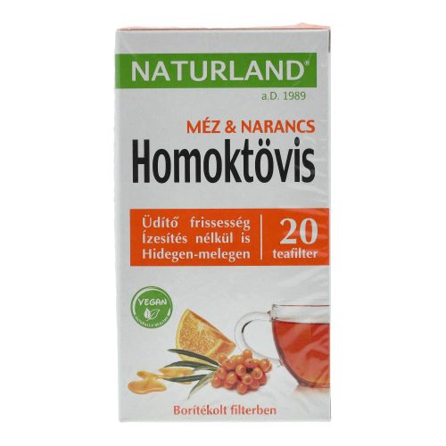 Naturland gyümölcstea homokt. Méz-naran.
