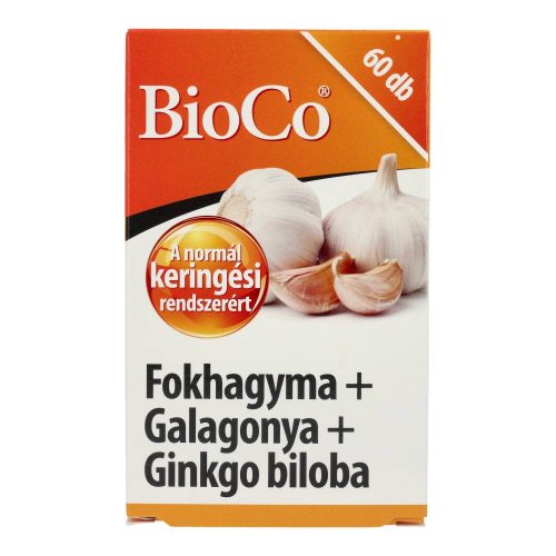 Bioco fokhagyma-galagonya-ginkgo tabl.