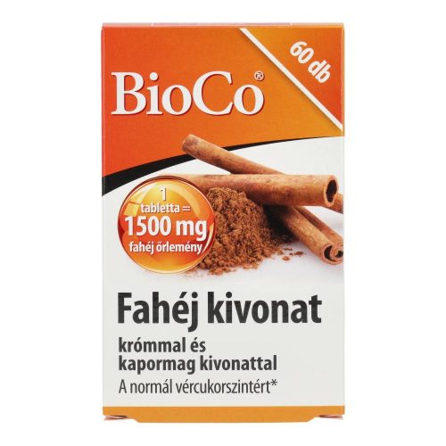 Bioco fahéj kivonat tabletta