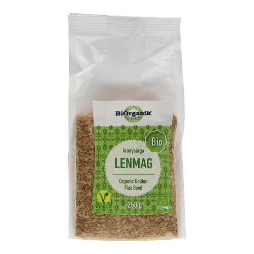 Biorganik bio aranysárga lenmag