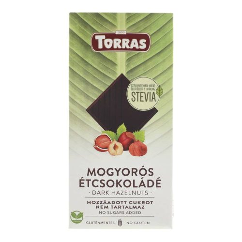 Torras stevia étcsoki mogyoró gluténmenteshozzáadott cukor nélkül