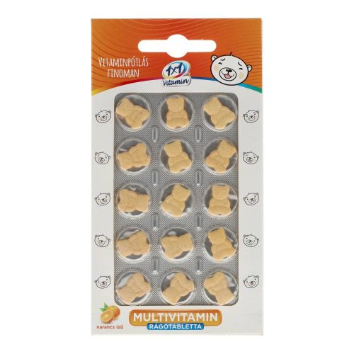 1x1 multivitamin rágótabletta mackó