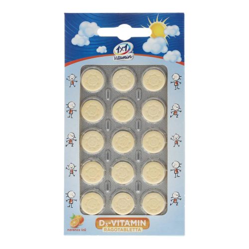 1x1 d3-vitamin rágótabletta napocska