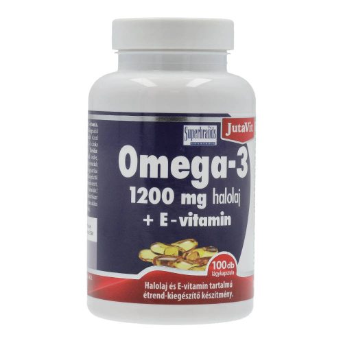 Jutavit omega-3+e-vitamin kapszula 100 db