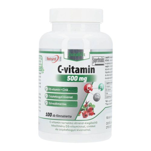 Jutavit c-vitamin+d3 500 mg tabl. 100 db