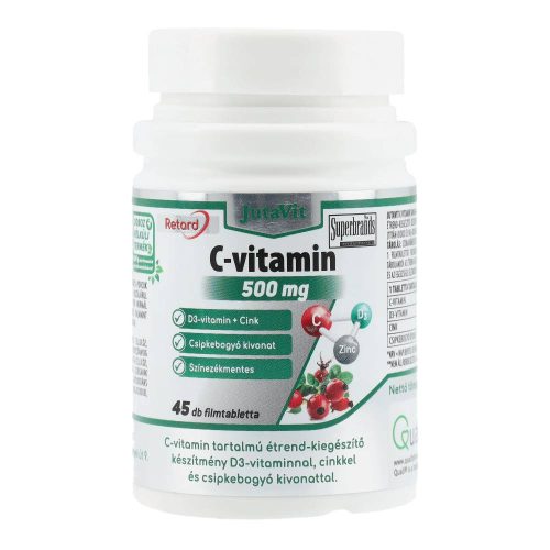 Jutavit c-vitamin+d3 500 mg tabl. 45 db