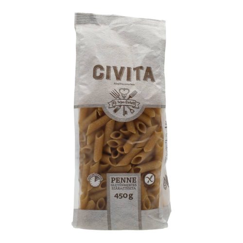Civita kukoricatészta penne gluténmentes