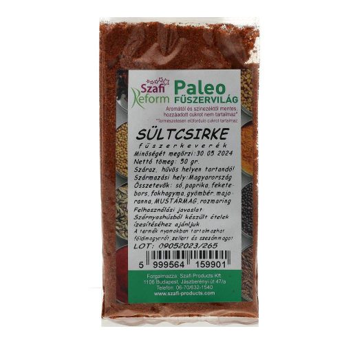 Szafi r.fűszer sültcsirke 50g