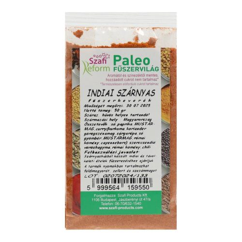Szafi r.fűszer indiai szárnyas 50g