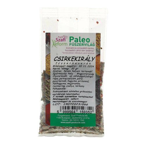 Szafi r.fűszer csirkekirály 30g