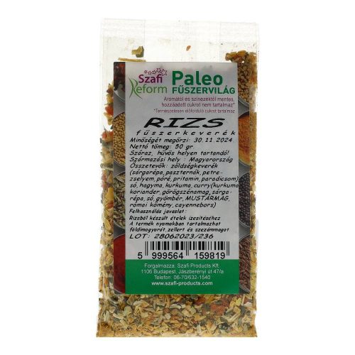 Szafi r.fűszer rizs 50g