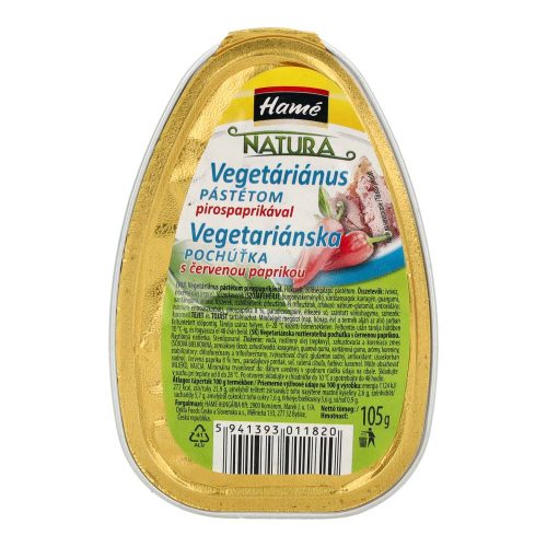 Hamé vegetáriánus pástétom pirospaprikás
