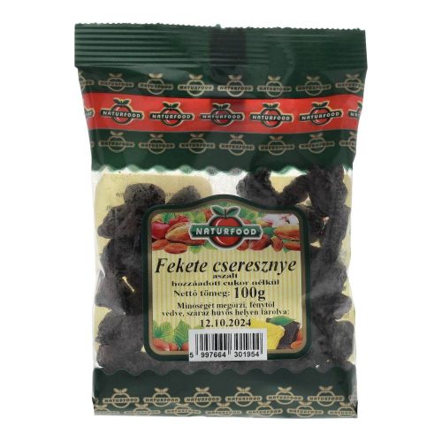 Naturfood aszalt fekete cseresznye