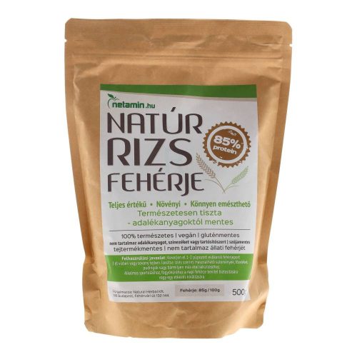 Netamin natúr rizs fehérje gm.