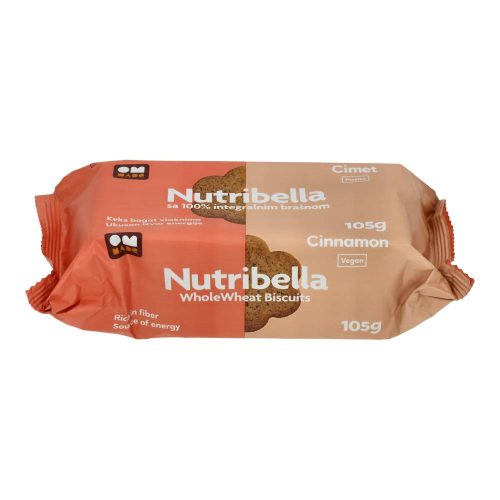 Nutribella keksz fruktózzal fahéjas