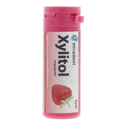 Miradent xylitol rágógumi kids eper