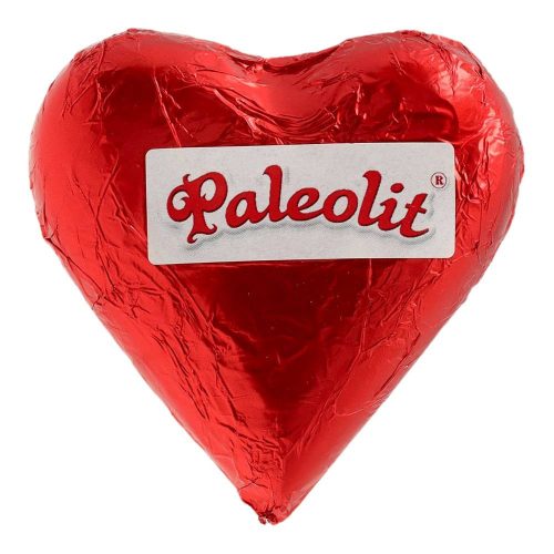 Paleolit csokiszív üreges figura cukormentes