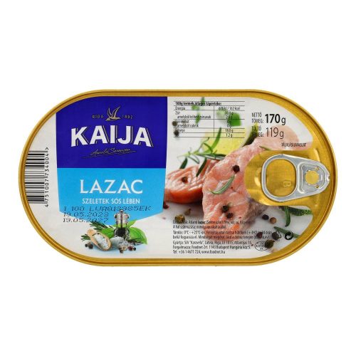 Kaija lazacfilé saját lében
