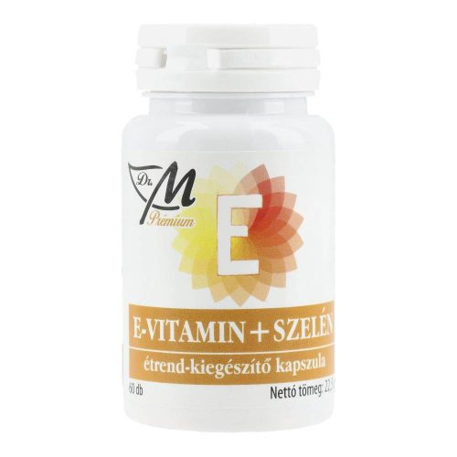 Dr. M prémium e-vitamin+szelén kapszula