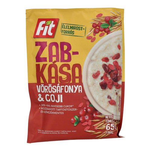 Fit zabkása goji bogyóval