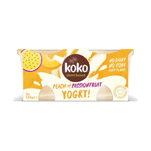Koko kókuszghurt barack-maracujás 2x125g