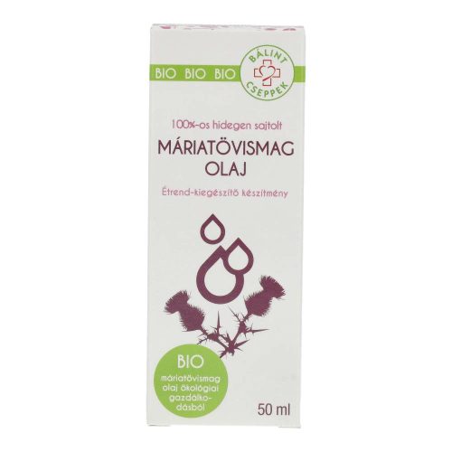 Bálint bio máriatövismag olaj
