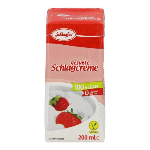 Schlagfix vegán habkrém édesített 200ml