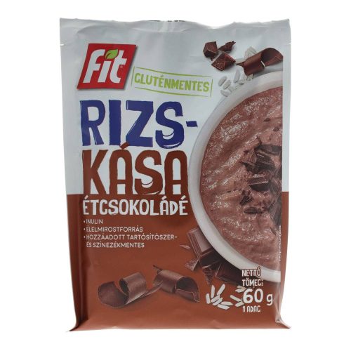 Fit rizskása étcsokoládé gluténmentes