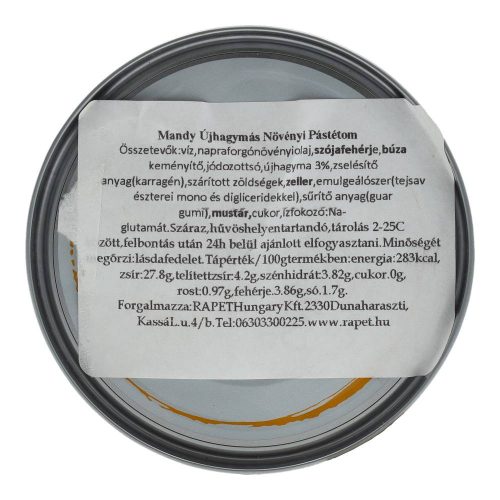 Mandy növényi pástétom mediterrán 120g
