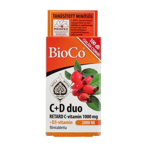 Bioco c+d duo tabletta 100 db (2000iu)