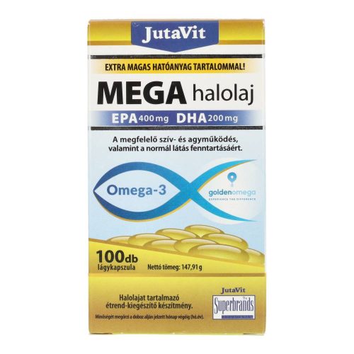 Jutavit mega halolaj omega-3 lágykapszula