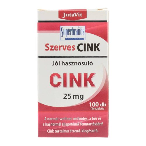 Jutavit szerves cink tabletta