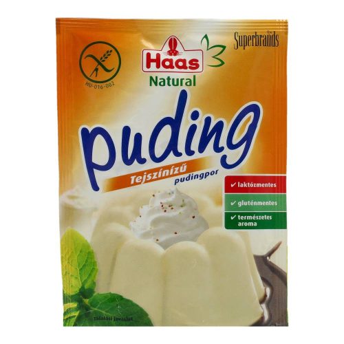 Haas pudingpor tejszín gluténmentes