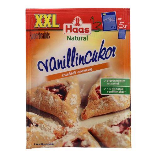 Haas vanillincukor családi csomag