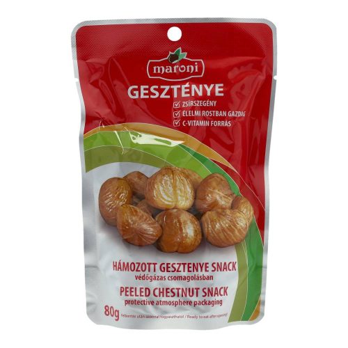 Maroni gesztenye snack hámozott